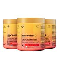 SETU: Youthful with 8g Marine Collagen + Ceramosides™ for 4X Faster Hydration | Supplement to Reduce Wrinkles, Fine Lines & Support Healthy Skin | Collagen Powder For Women & Men | (90 Servings)