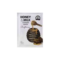 Beauty of Majesty: Honey And Milk Vitamin Mask - Brightening 25gm x 10ea