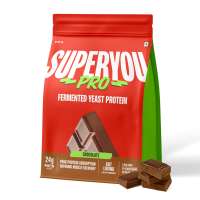SuperYou: Pro Fermented Yeast Protein | 24g Protein| Chocolate | Peak Absorption | Superior Muscle Recovery | Gut Friendly + 1Bn CFU Probiotics | PDCAAS of 1 - 1kg