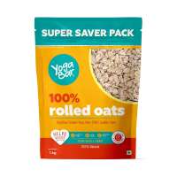 Yogabar: Rolled Plain Oats 100% - 400gm