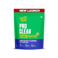 Yogabar: ProClean Plant Protein Powder 500gm | 25gm Protein Per Serve - Chocolate Flavour with Monk Fruit Sweetener