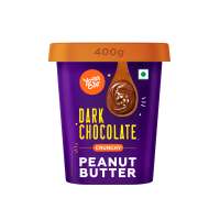 Yogabar: Crunchy Dark Chocolate Peanut Butter 400gm 