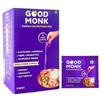 Good Monk: Family Nutrition Mix: Clinically Proven to improve Energy, Immunity & Gut Health | 15 Sachets