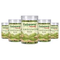 Fabeato: Fabeato Whole Green Cardamom Bold Premium Elaichi 50 Pack of 5