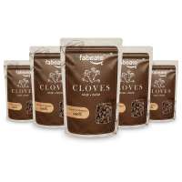 Fabeato: Fabeato Natural Premium Whole Cloves (Laung) 200Gm Pack of 5