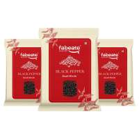 Fabeato: Fabeato Whole Black Pepper Kali Mirch 100 gram Pack of 3