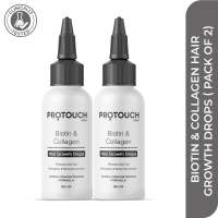 Protouch: Advanced Biotin & Collagen Hair Growth Serum with Redensyl, Anagain, Procapil, and Onion Extract for Men & Women - Promotes Hair Growth, Controls Hair Fall - All Hair Types  |60ml  | Pack of 2