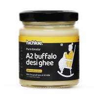 Hichkie: A2 Buffalo Desi Ghee | Bilona Method | Curd-Churned | Lab Tested  | 100ml