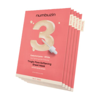 Numbuzin: No.3 Tingle-Pore Softening Sheet Mask 27gm*5ea