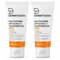 Dermatouch: Dermatouch Multivitamin Spf 50 Pa+++ Sunscreen Gel 50gm Pack Of 2
