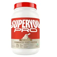 SuperYou: Pro Fermented Yeast Protein | 27gm Protein| Unflavoured | PDCAAS of 1 -1Kg