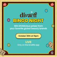 kindlife: DIVAli Bingo Night Card