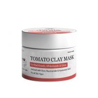 TNW - The Natural Wash: Tomato Clay Mask For Blackheads, Whiteheads & Glow - 50gm