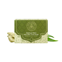 Luxuriate: Multani Mitti and Aloe Vera Exfoliating for Acne-Free Skin Soap for Men and Women - 125 gm