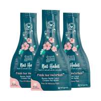 Nat Habit: 5-Oil Hibiscus FRESH Hair Mask (NutriMask) - Pack of 3