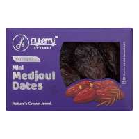 Flyberry Gourmet: Mini Medjoul/Medjool Dates (Khajoor/Khajur), 200g | 100% Natural | Rich in Calcium, Iron and Potassium | Instant Energy