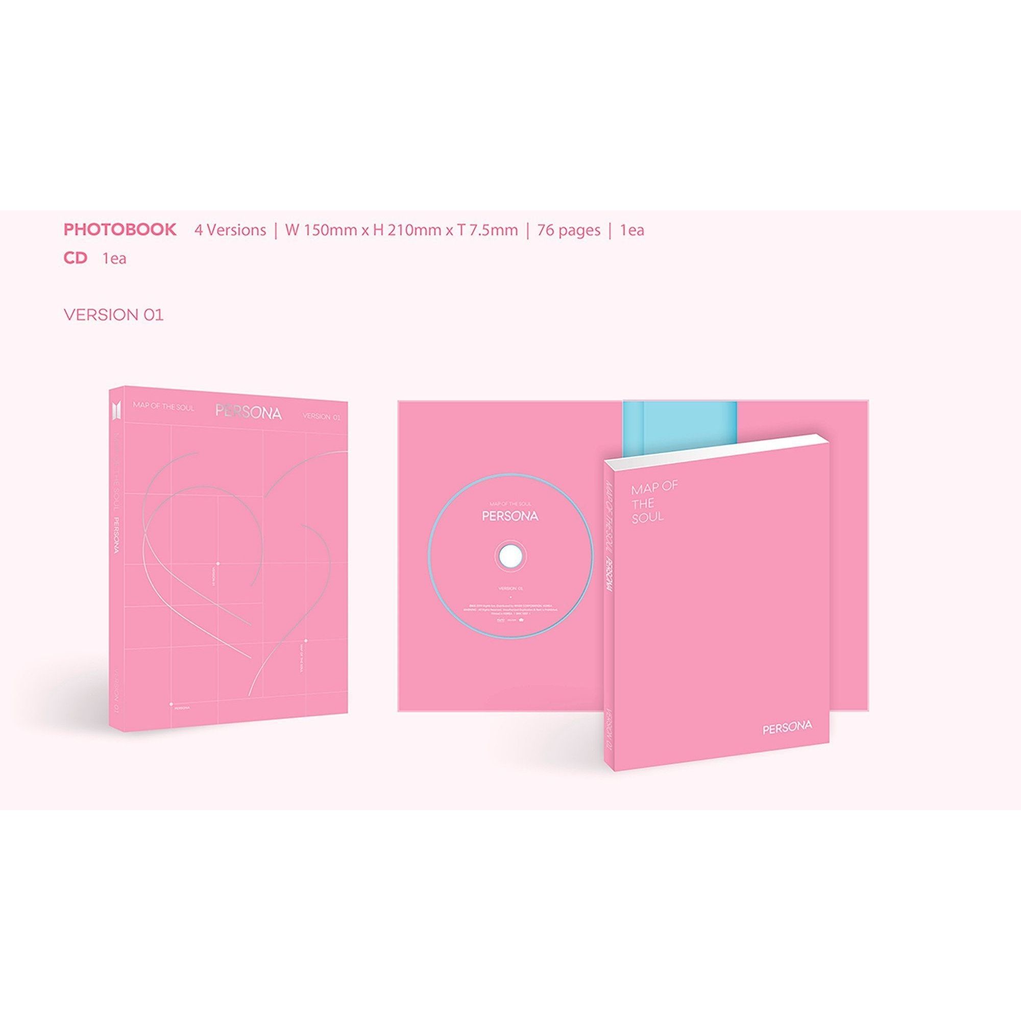 Buy Cokodive BTS-Map of the Soul: Persona (6th Mini Album) | Ver