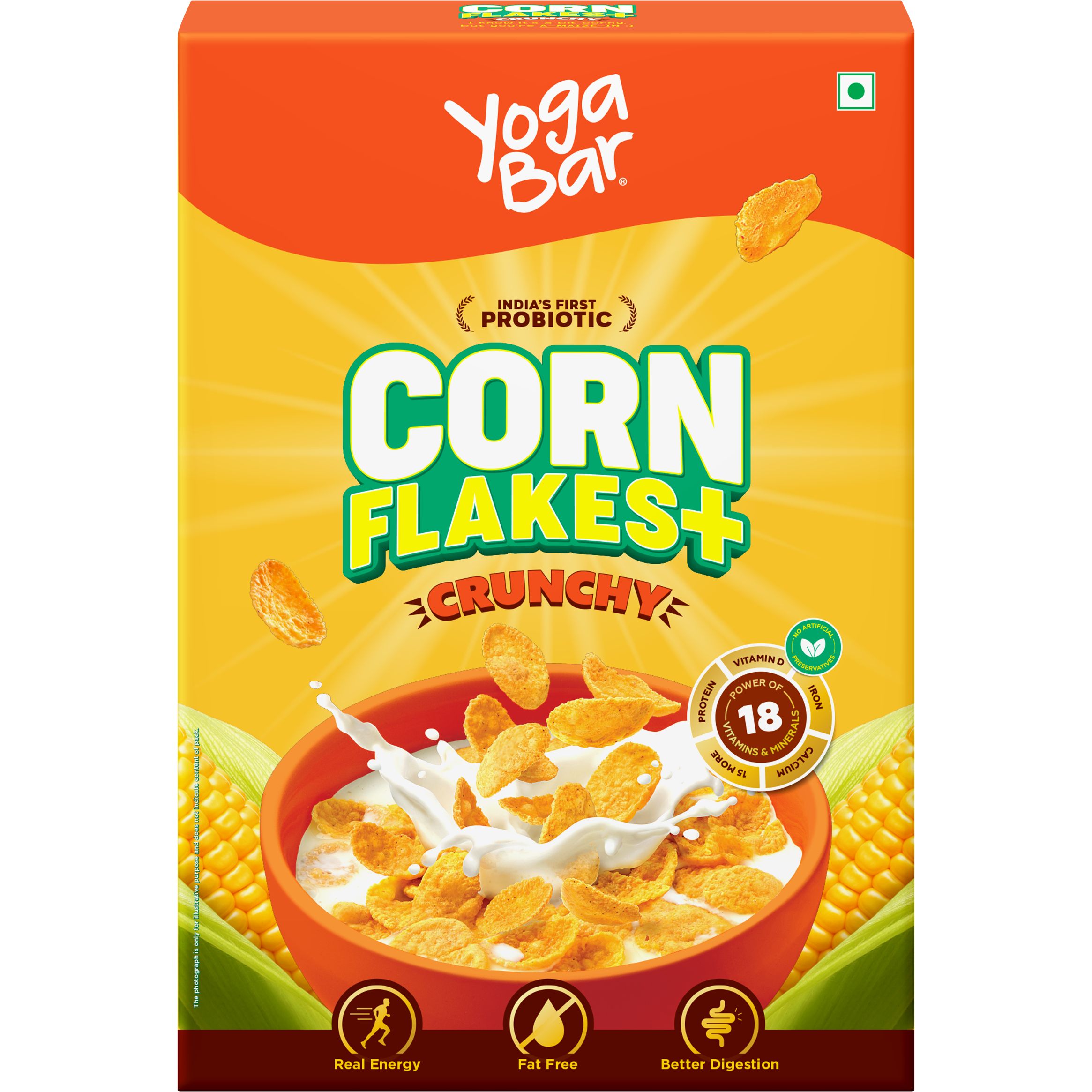YogaBar: Cornflakes Original With Probiotics - 250gm
