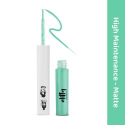 Elitty Beauty: Pop Eyeliner - High Maintenance Cyan Green Matte - 4ml
