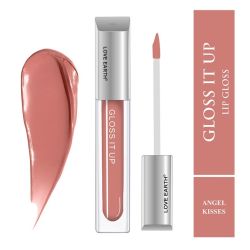 Love Earth: Lip Gloss Angel Kisses Peach - 3ml