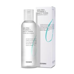 COSRX: Refresh AHA BHA Vitamin C Daily Toner | Hydrating Toner | Korean Skincare | Skin Prep | Vitamin C | Pore Care | Smooth Skin | 150ml