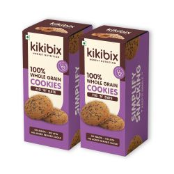 Kikibix: Fig N Date Cookies- 260 gm (Pack of 2)