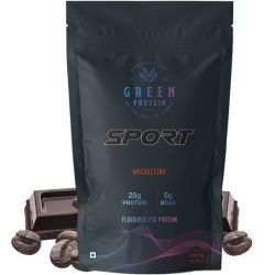 Green Protein: Mochaccino Flavoured Pea Protein Pouch - 1kg