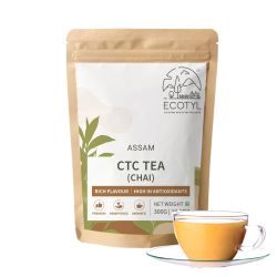 Ecotyl: CTC Tea (Chai Patti) From Assam | Strong Flavour | Classic | 300g