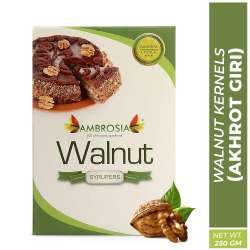 Ambrosia: Ambrosia Walnut Kernels Kashmiri Light Brown Halves 250g