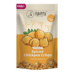 Flyberry Gourmet: Chickpeas Chips - Vacuum Fried 25g each (Pack of 2)