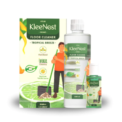 Kleenest: Tropical Breeze Floor Cleaner liquid concentrate Starter Kit - 1.5L