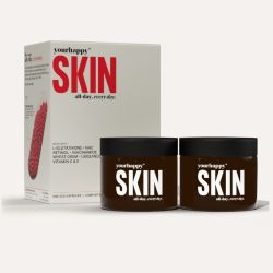 YourHappyLife: Skin Capsules with Activated L- Glutathione, NAC, Niacinamide & Retinol for Smooth, Radiant & Clear Complexion- 60 Capsules.