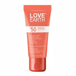 Love Earth: Mineral Sunscreen White- 50ml