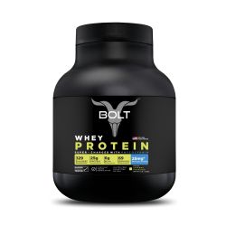 Bolt Nutrition: Nutrition 100% Whey Protein Powder | With Superfood PHYCOCYANIN |5LB, 2.268 kg (69 Serving) | Saffron Pistachio