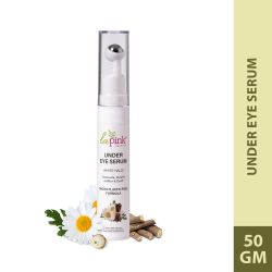 La Pink: Young Forever Under Eye Serum with White Haldi for Dark Circles and Puffy Eyes | 100% Microplastic Free Formulation | Suitable for All Skin Types | 15 ML