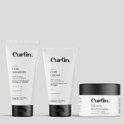 Curlin: Curlin Shampoo + Deep Conditioning Mask + Curl cream - Hydration Boost Trio