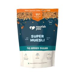 Nourish You: Organic Super Muesli  - No Added Sugar | 400g