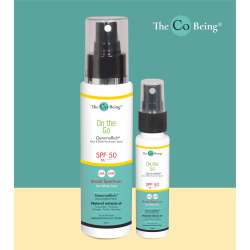 The Co Being: ON THE GO Set of 2  All Natural Face & Body Suncscreen Spray (100 ml & 20 ml)