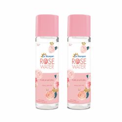 Dr. Morepen: Pure & Natural Rose Water for Face, Alcohol Free Toner - 120ml Pack of 2