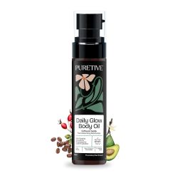 Puretive: Daily Glow Body Oil | Fast Absorbing and More Effective than Lotion for ALL SKIN Types
