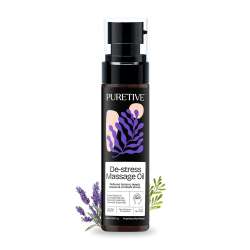 Puretive: De-Stress Massage Oil | Relieves Physical Tension | Deeply Relaxes and Hydrates