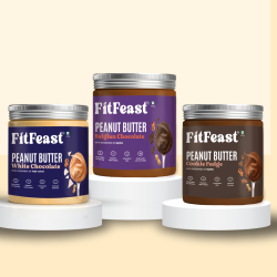 FitFeast: FitFeast Peanut Butter Combo | 400gms EachPack of 3