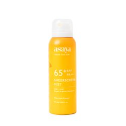 Asaya: SPF 65+ Sunscreen Spray with Aloe Vera - 100ml