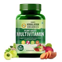 Vlado's Himalayan Organics: Plant Based Multivitamin with 60+ Extracts- 60 Vegetarian Capsules