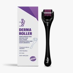 Bake Cosmetics: Derma Roller for Hair Growth & Skin Repair 450 needles 0.5mm Titanium Needles