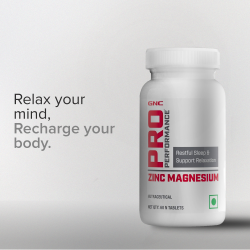 GNC: Pro Performance Zinc Magnesium Amino Complex 60 Tablets