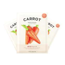 Its Skin: The Fresh Mask Sheet Carrot - 20ml (Pack 3)
