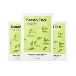 Missha: Airy Fit Sheet Mask (Green Tea) - 19ml (Pack 3)