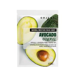 Orjena: Natural Moisture Avocado Mask Sheet 23ml Pack of 3