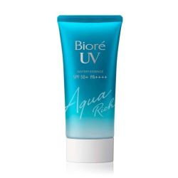 Biore: UV Aqua Rich Watery Essence Sunscreen SPF 50+ PA++++ - m | UV Protection | Lightweight Finish | Hydrating | Daily Defense | 50g